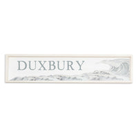 Coastal Wave Personalized Barn Wood Sign