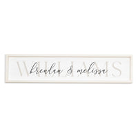 Wedding Script Personalized Barn Wood Sign