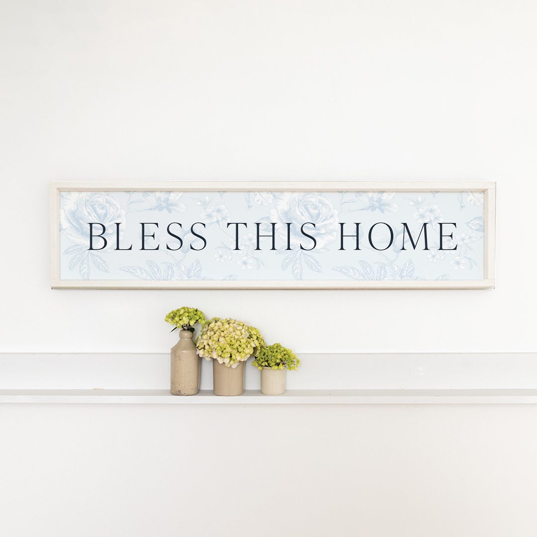 Bless This Home Barnwood Sign