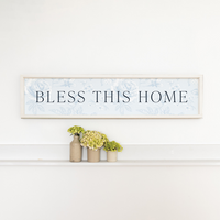 Bless This Home Barnwood Sign