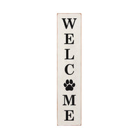 Paw Welcome Barn Wood Sign