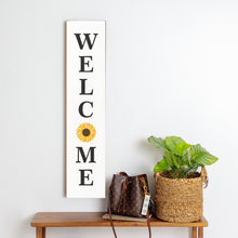 Load image into Gallery viewer, Welcome Sunflower Barn Wood Sign

