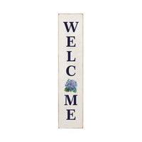 Hydrangea Welcome Barn Wood Sign
