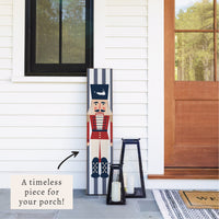 Nantucket Nutcracker Porch Leaner