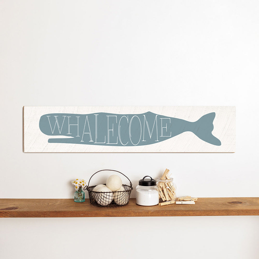 Whalecome Barn Wood Sign