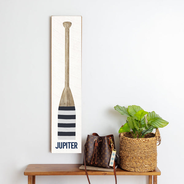 Oar Personalized Barn Wood Sign