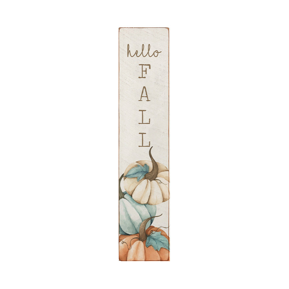 Hello Fall Barnwood Sign