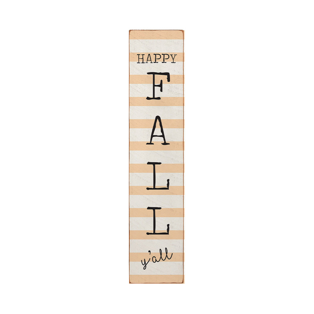 Happy Fall Y'All Barn Wood Sign