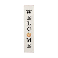 Welcome Pumpkin Barnwood Sign
