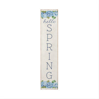 Hello Spring Hydrangea Bloom Barn Wood Sign
