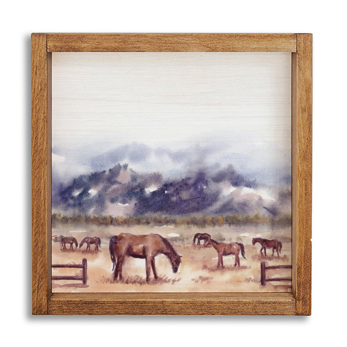 Horse Pasture Wall Art