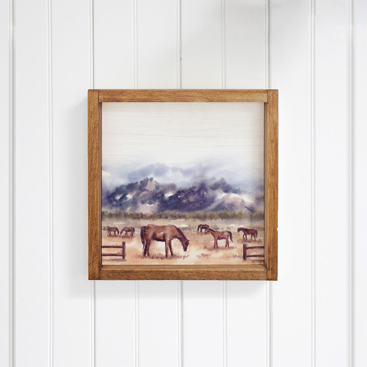 Horse Pasture Wall Art