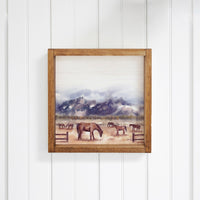 Horse Pasture Wall Art