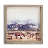 Horse Pasture Wall Art