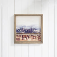 Horse Pasture Wall Art