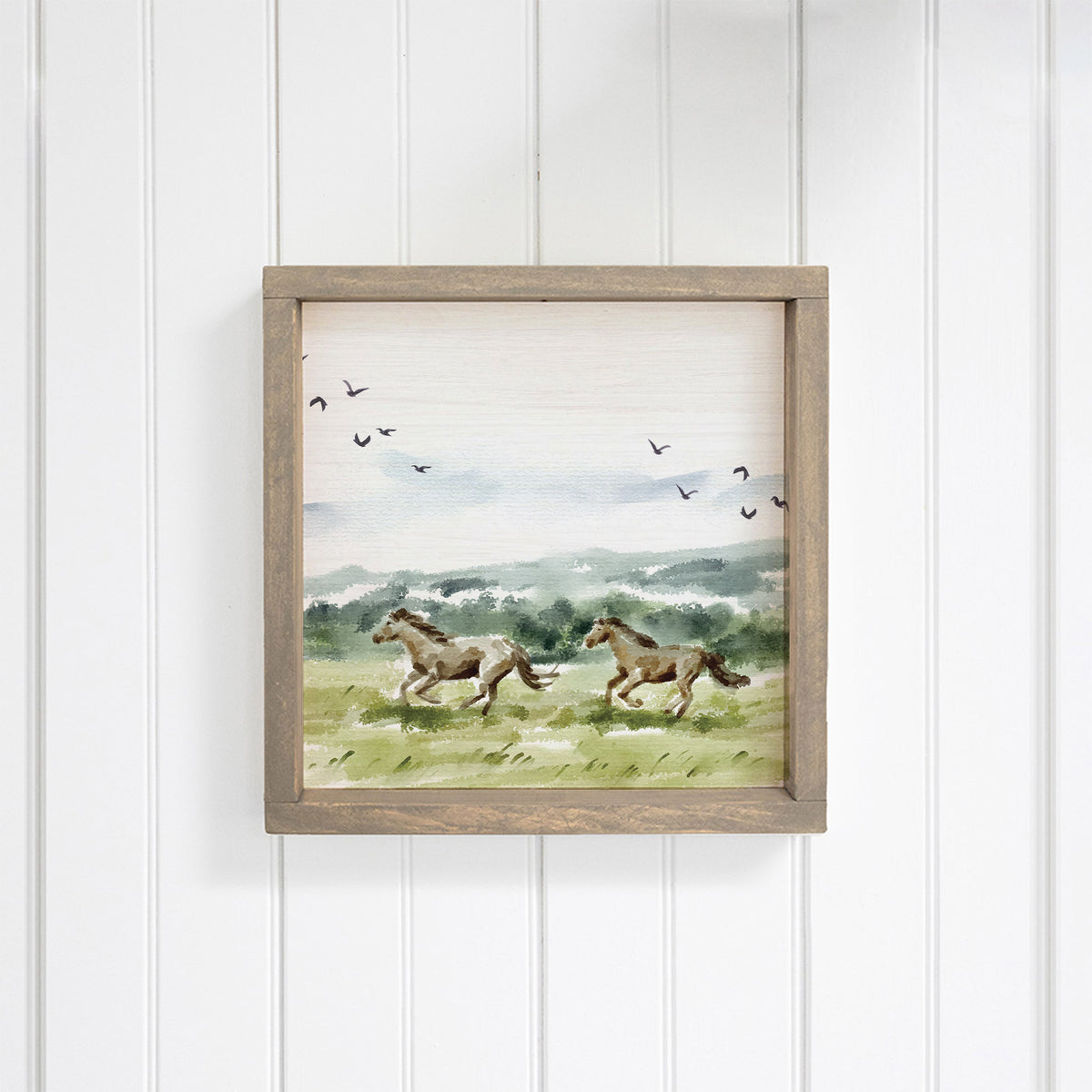 Running Horses Wall Art