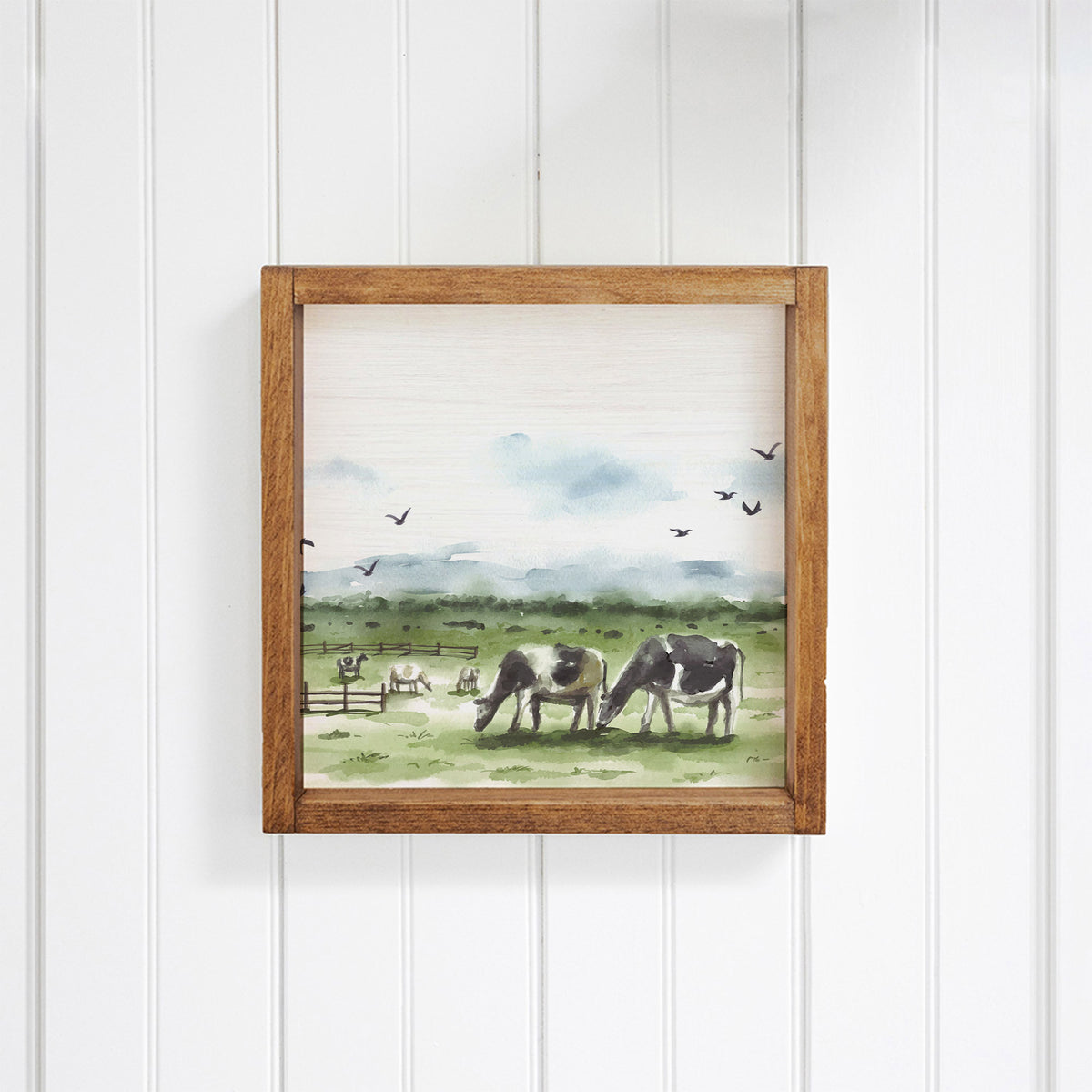 Grazing Cows Wall Art