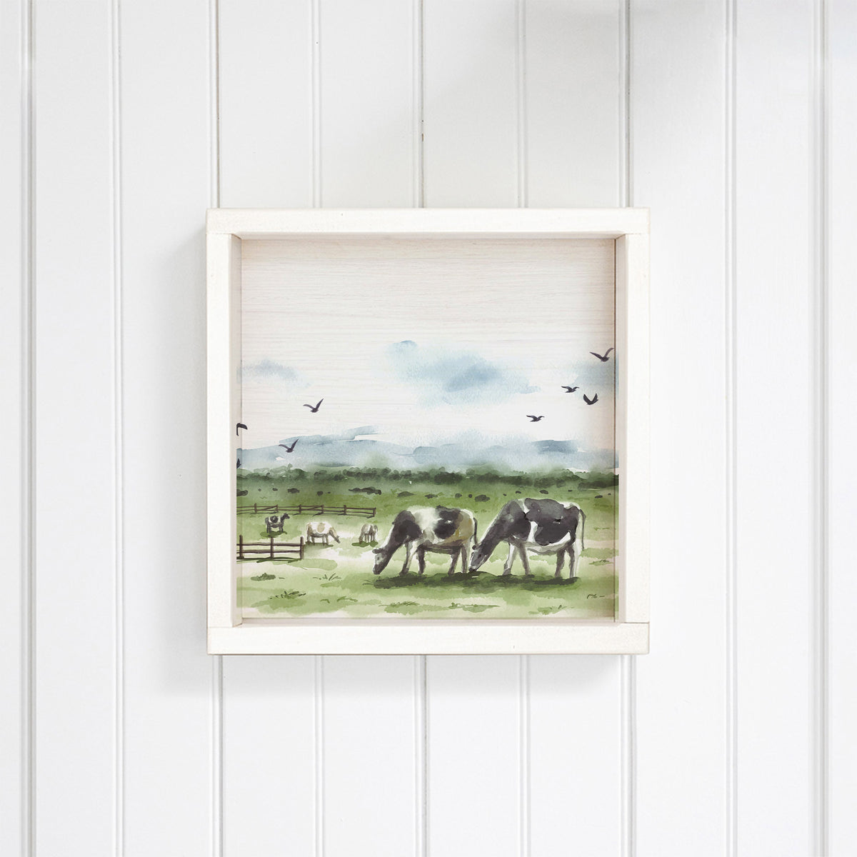 Grazing Cows Wall Art