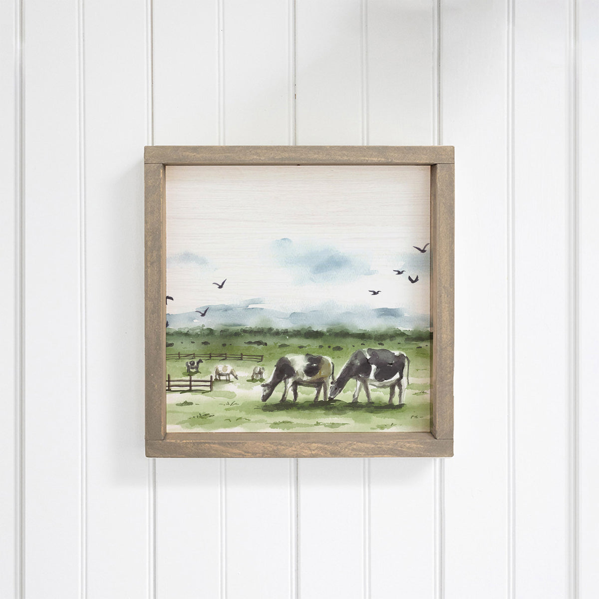 Grazing Cows Wall Art