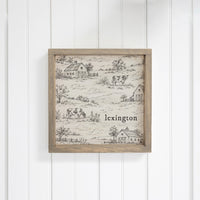 Farm Sketch Personalized Wall Art