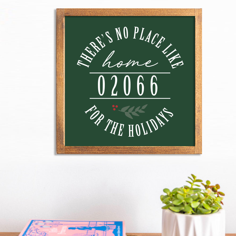 No Place Like Home Personalized Wall Art