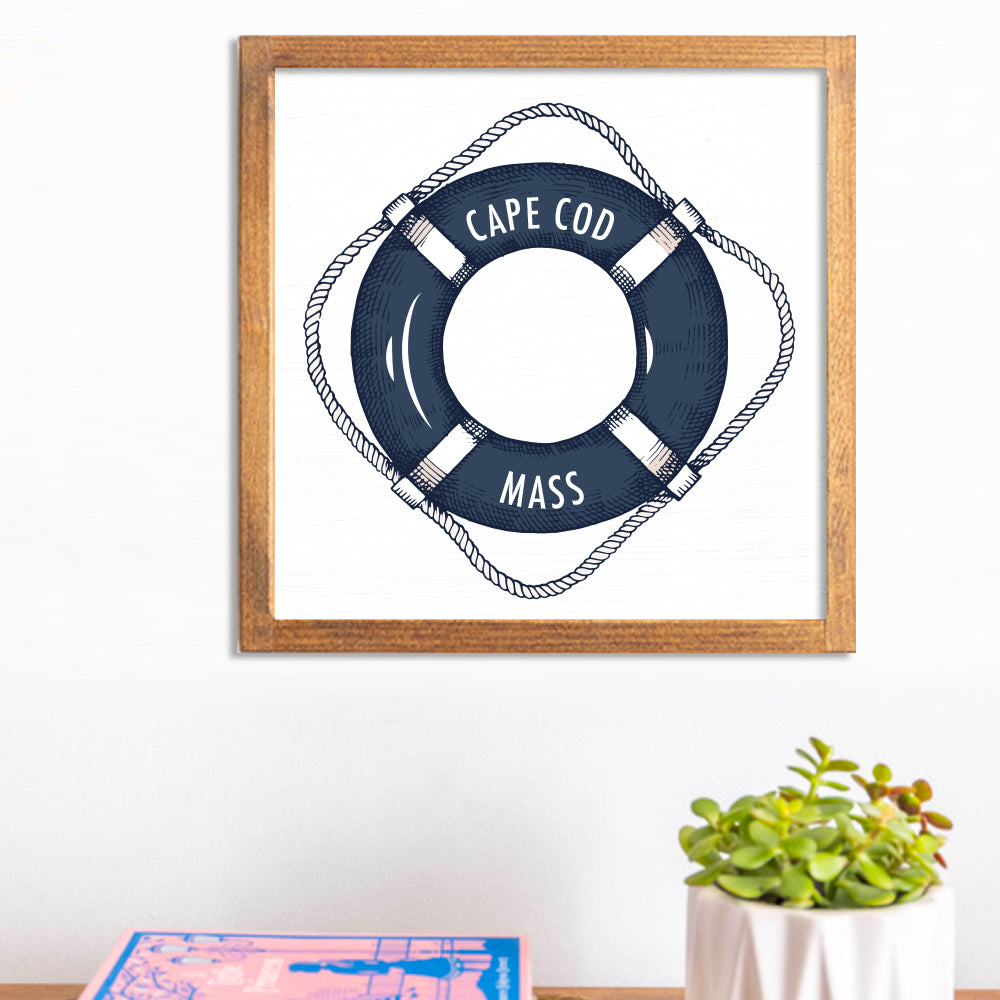 Personalized Lifesaver 12" x 12"Framed Wall Art