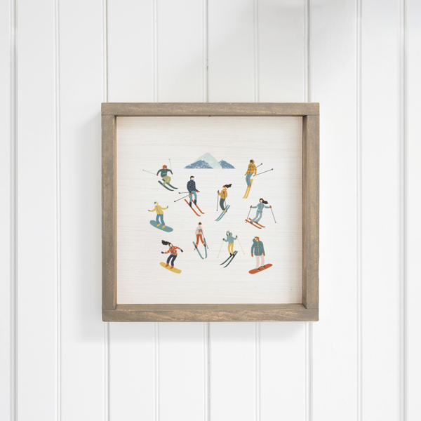 Snow Sport Harmony Wall Art