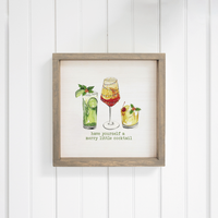 Have Yourself a Merry Little Cocktail Wall Art