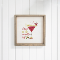 Cheers to the Naughty List Wall Art