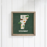 Vermont State Wall Art
