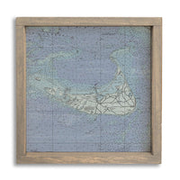 Nantucket Chart Map Wall Art