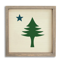 Maine Flag Wall Art