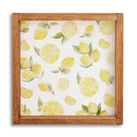 Watercolor Lemons 12" x 12" Wall Art