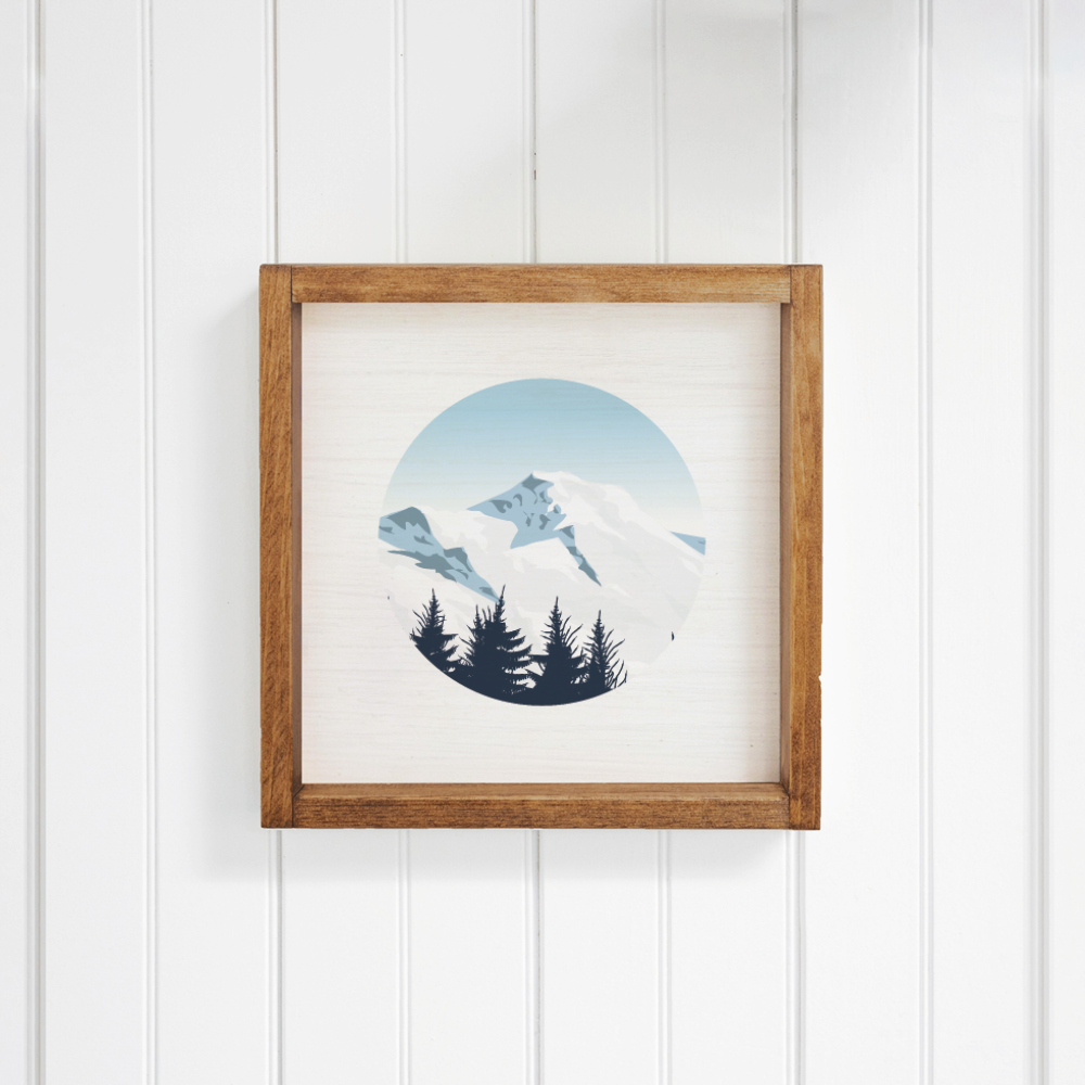 Scenic Mountain Top Wall Art