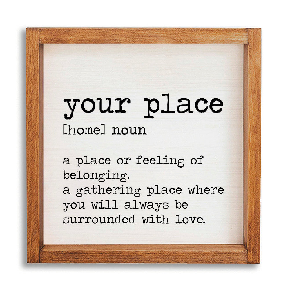 Home Definition Personalized Wall Art