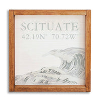 Coastal Wave Personalized Wall Art