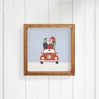 Personalized Holiday Haul Wall Art