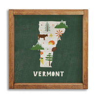 Vermont State Wall Art