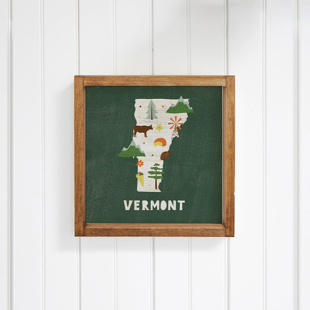 Vermont State Wall Art