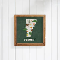 Vermont State Wall Art