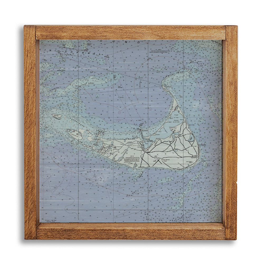 Nantucket Chart Map Wall Art