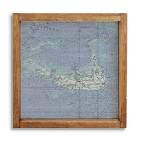 Nantucket Chart Map Wall Art