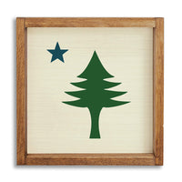 Maine Flag Wall Art