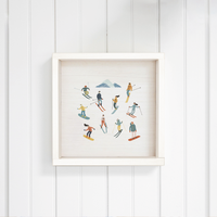 Snow Sport Harmony Wall Art