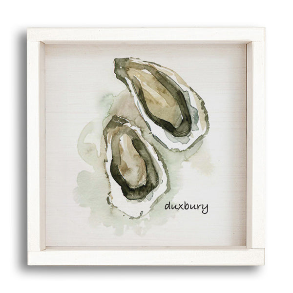 Watercolor Oysters Personalized Wall Art