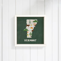 Vermont State Wall Art