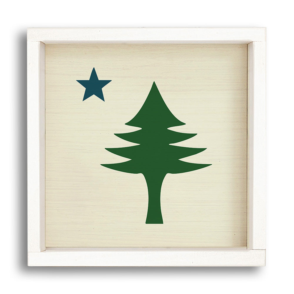 Maine Flag Wall Art