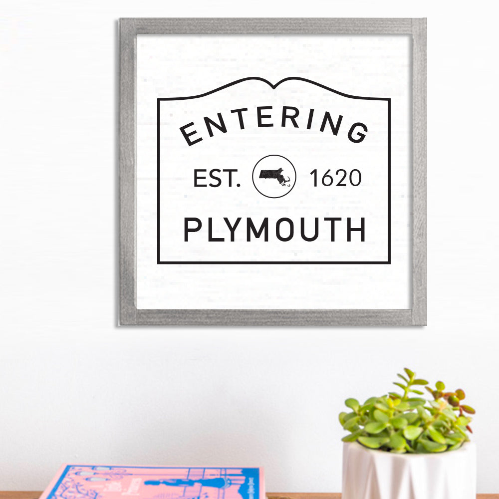 Personalized Entering 12" x 12" Wall Art