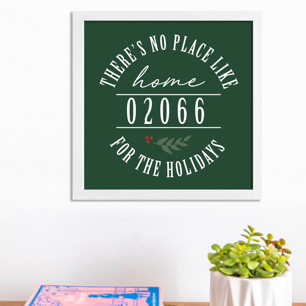 No Place Like Home Personalized Wall Art