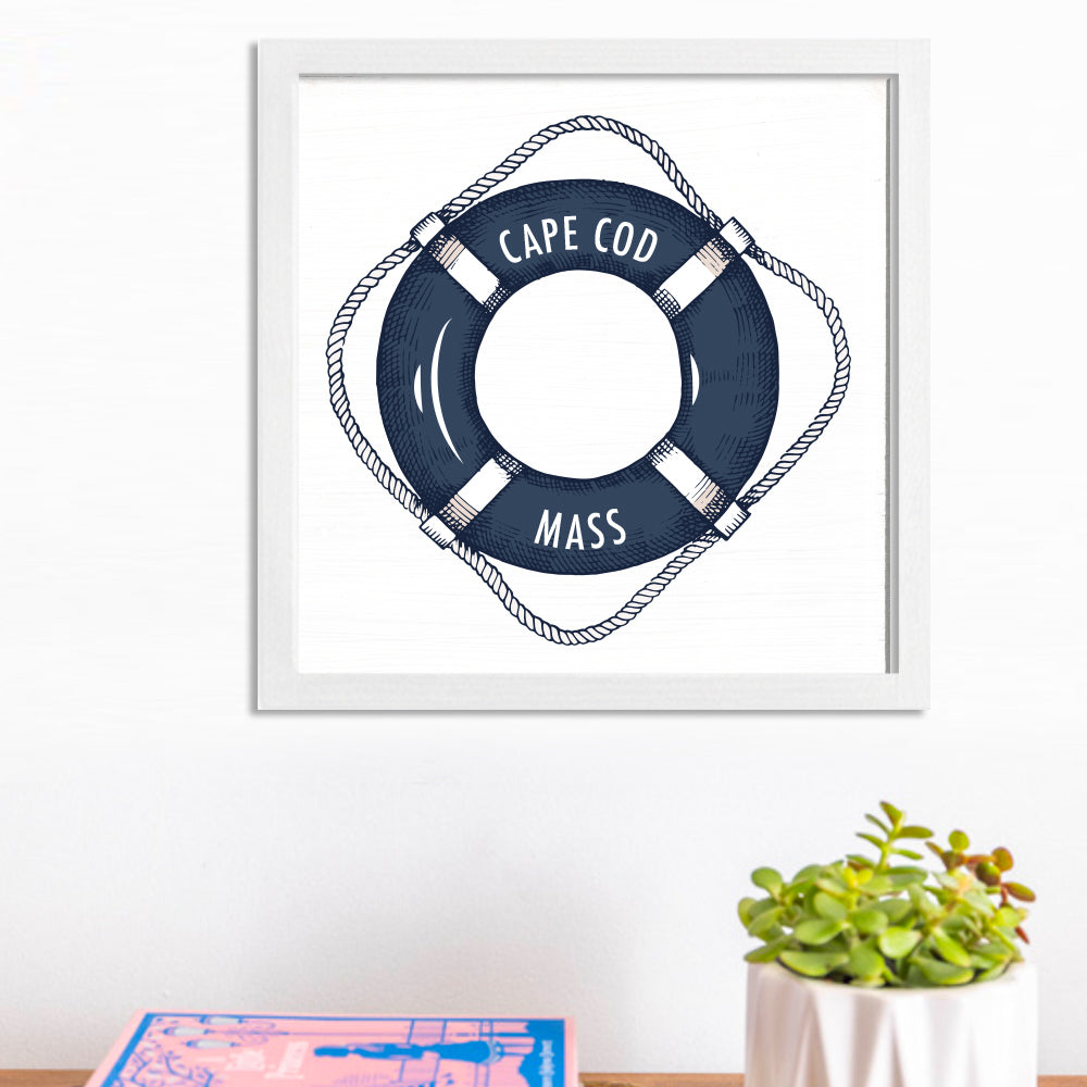 Personalized Lifesaver 12" x 12"Framed Wall Art